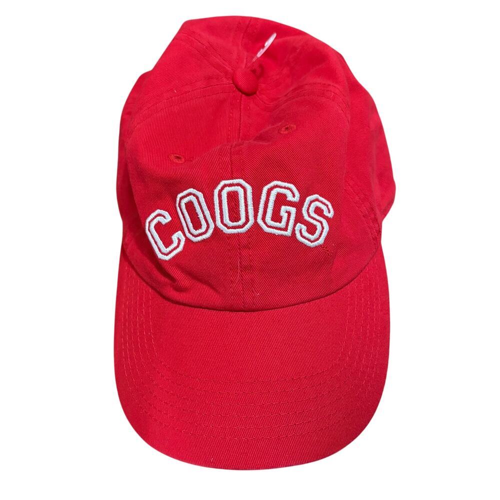 Victoria's Secret PINK Red Houston Cougars Coogs Adjustable Hat New One Size